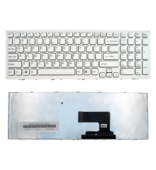 Bàn phím Laptop Sony Vaio EH VPCEH (Trắng - Có khung)